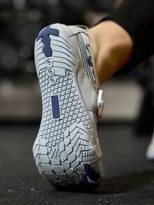 透气速干防滑摔跤鞋拳击鞋零落差鞋底 - 灰色 - 查看 2