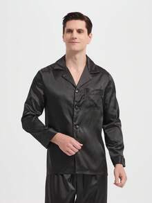 بدلة بيجاما كاجوال جديدة للرجال، ملابس خريف وشتاء