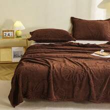 1 pieza Manta de felpa de jacquard de mariposa bohemia gruesa, suave y cálida, de doble uso como ropa de cama, manta, decoración para sala de estar, dormitorio, dormitorio, oficina, automóvil, viaje, picnic, fiesta, todo el año