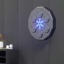 Máquina de Boxeo Inteligente con Música Bluetooth Integrada, Entrenamiento de Boxeo Interactivo, Objetivo de Reacción de Pared Recargable, Perfecto para Entrenamiento en Casa y Gimnasio - 1 - Ver 9