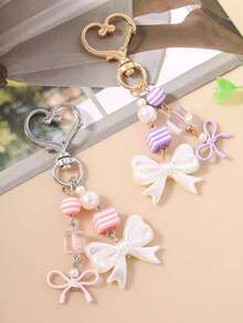1pc Cute Bow Pendant, Children's Backpack Charm