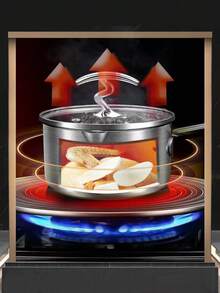 1 件铝合金中式肉类解冻板，冷冻食品解冻板（含耐热钳） - 銀色 - 查看 4