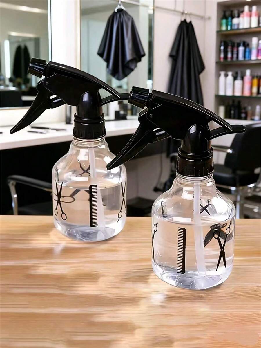 1/2/3/4pcs Multi-Functional Adjustable Spray Bottle, Suitable For Home Disinfection, Haircut Spray, Garden And Plant Watering, Household Cleaning Spray, Indoor And Outdoor Plants And Potted Flowers Watering Spray, Household Essential, Random Product Design
