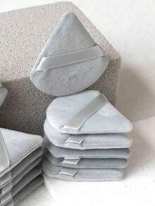 50/30/20/10 丝绒三角粉扑套装，粉扑套装，气垫粉扑，可重复使用，化妆小工具，干湿两用散粉扑，丝绒粉底混合海绵，适用于粉底霜、气垫粉底和面部彩妆，适合所有肤质。化妆品，价格实惠，房间装饰，梳妆台，旅行，卧室，化妆配件，粉扑，美妆蛋，粉扑，化妆海绵，价格实惠，情人节礼物 - 彩色 - 查看 6