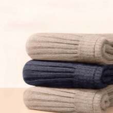 1件装羊绒护膝，防滑膝关节保护器，老年人适用，秋冬季 - 彩色 - 查看 3