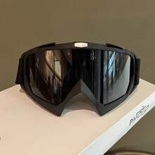 1 件，冬季滑雪装备，成人滑雪护目镜，KTM 摩托车护目镜，骑行护目镜，雪地摩托护目镜，登山护目镜，冬季滑雪护目镜，海绵舒适护目镜