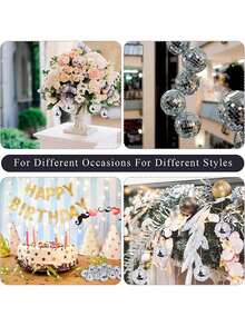 1pc Large Disco Ball Hanging Decoration, Mirrored Disco Lighting Ball For DJ, Club, Stage, Bar, Party, Wedding, Holiday - Stylish And Fun Silver Disco Sphere Decoration - 銀色 - 查看 7