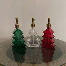 Dispensador de sabonete líquido em formato de árvore de Natal, frasco recarregável para sabonete líquido para mãos/corpo, presente de Natal, decoração para casa, item criativo para cozinha e banheiro - Multicolorido - Ver 7