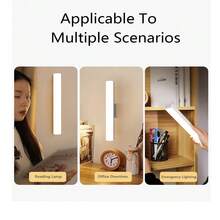 30 cm/11,9" Magnetyczna lampa LED z akumulatorem USB – nowoczesne oświetlenie liniowe, sterowanie dotykowe, odpowiednie do gabinetu, sypialni, gabinetu, kuchni, łazienki, garderoby – oświetlenie LED, minimalistyczny styl, idealne do oświetlenia luster i półek