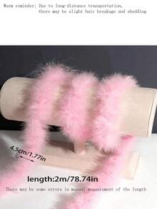 1 chiếc khăn choàng lông giả nhiều màu sắc, được làm từ chất liệu nhung mềm mại, thiết kế dành cho nữ, một phụ kiện đa năng phù hợp cho khiêu vũ, đám cưới, tiệc tùng, Halloween, Giáng sinh, đêm giao thừa và tiệc trà. - Nhiều màu - Xem 6