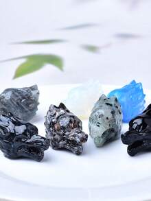 精美天然水晶雕刻狼，独特设计，疗愈水晶，蕴含能量的宝石，能量疗愈冥想石，家居装饰及礼品，便携易带，亦可作为节日礼物，来自 CUPIDCRYSTAL 品牌 - 小狼 - 查看 15