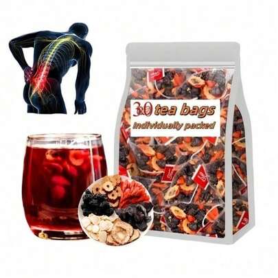 Ginseng Wubao Tea, Kidney Tea Formula, Ginseng Red Jujube Natural Men's And Women's Kidney Clean, Beverage