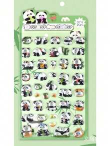3D Embossed Gem Crystal Animal Stickers, Cute Decorative Stickers For Phone, Planner, DIY, Small Pattern Stickers
