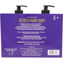 Simple Fun - Dispensador de Jabón Líquido para Manos con Aroma a Pastel de Calabaza y Manzana y Especia de Calabaza, Recargable Decorativo para Encimeras de Cocina y Lavabos de Baño - Calabaza brillante - Ver 6