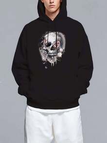 Men Zip-Up Hoodies - Black - View 1