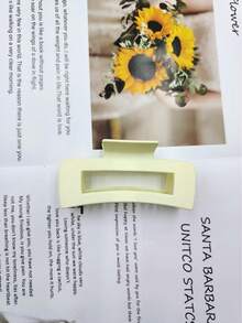 1pc/4pcs Women Minimalist High-End Elegant Square Lightweight Plastic Hair Claw Clips, Versatile For Daily Wear And Shower Use Winter Hair Accessories Fashion Hair Clutch Eleg Hair Clips