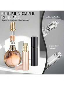 1pc Perfume Bottle Refillable Atomizer Perfume Atomiser, Pocket Perfume Dispenser, Scent Pump Case, Leakproof Portable Perfume Sprayer For Women And Men Travel, Gym, Purse Essential - Multicolor - View 7