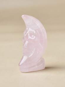 Exquisite Natural Crystal Carving Moon Skull Unique Design, Healing Crystal, Stones Containing Energy, Energy Healing Meditation Stone, Perfect For Home Decor & Gift Giving, For Pocket Decoration, For Holiday Gift, From The Brand CUPIDCRYSTAL