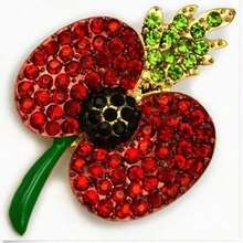 Auf dass wir nicht vergessen 2025 Mohn Anstecknadel UK Gedenk-Abzeichen