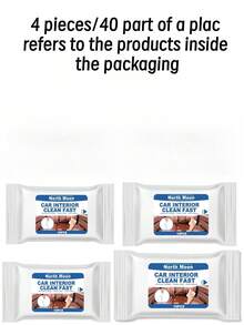 10 piezas/Paquete Tamaño de prueba, 2 paquetes Tamaño económico, 4 paquetes Paquete de valor, 6 paquetes Tamaño a granel Toallitas húmedas para limpieza de automóviles, limpieza práctica para el interior del automóvil, salpicadero, asientos, ventanas, puertas, zona de los pies, sin necesidad de agua
