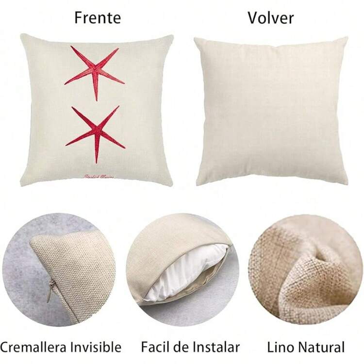 Decorative Pillows - 紅色的 - 查看 3