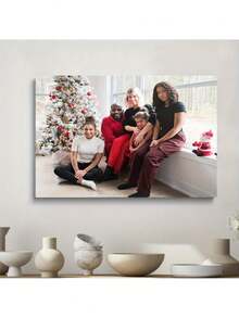 【个性化帆布画】1幅定制照片帆布画(含框)| 家庭合影、婚礼、旅行主题墙画 - 帆布包裹,易于悬挂 - 适用于客厅、卧室、办公室装饰 - 无需用电 - 完美的家居装饰礼物,营造温馨氛围,经久耐用,是送给新婚夫妇的理想之选,也是客厅家居装饰的完美点缀 - 彩色 - 查看 8