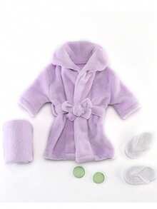 5PCS Newborn Photography Props Baby Girl Bathrobes Bath Towel Outfit With Slippers Cucumber Photo Props For Infant Boys Girls Baby Shower Easter Gift Things For Girls/Boys - Multicolor - View 16