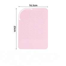 Alfombrilla resistente al calor de silicona, adecuada para herramientas de peinado como rizadores, planchas, bolsa organizadora de maquillaje para viajes, ideal para estilistas, viajeros, estudiantes, gran regalo para volver a la escuela, Navidad. Esencial para viajes, peinado, cuidado del cabello, salón de belleza, peluquería, equipo de peinado - Multicolor - Ver 16