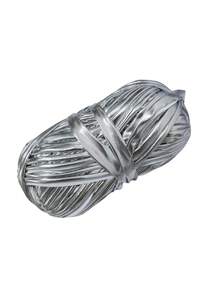 1pc Metallic Silver Shiny DIY Soft Faux Leather Woven Tape Craft Cord For Jewelry Making - Silver - View 12