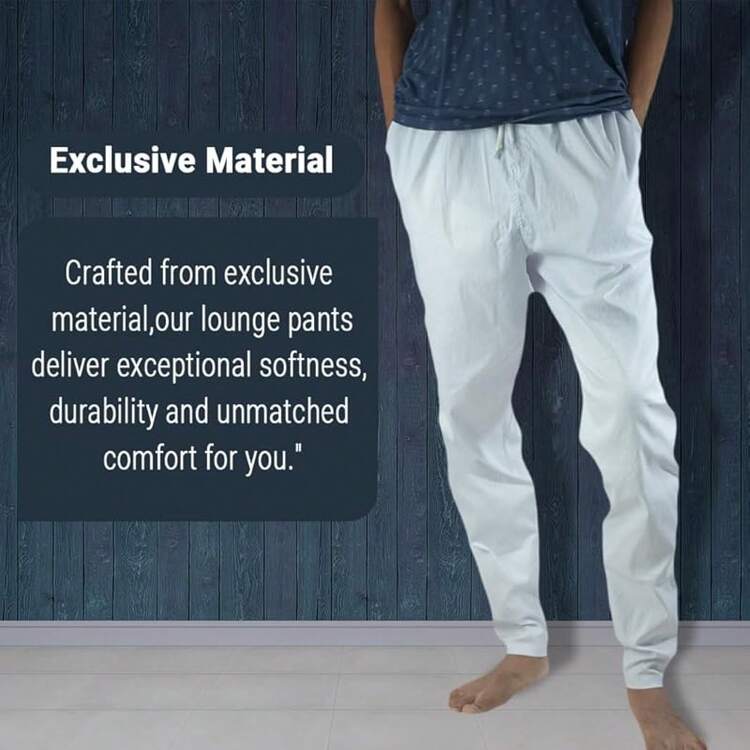 EPSCY Pajama Pants For Men - Relax In Style Lounge Pant – Breathable Sleep Pant With Drawstring And Pocketshalloween - White - View 11