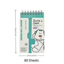 A7 Welpen Lässig Glatte Spiralblock, Schüler tragbare Klassenzimmer Taschenheft, Dessert Kaffee Memo Buch, Kinder Tagebuch, Journal und Partybevorzugungen