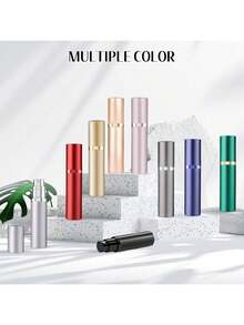 1pc Perfume Bottle Refillable Atomizer Perfume Atomiser, Pocket Perfume Dispenser, Scent Pump Case, Leakproof Portable Perfume Sprayer For Women And Men Travel, Gym, Purse Essential - Multicolor - View 9