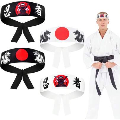 EstiloTendenciaWANGDEFA - Diadema Japonesa De 24 Piezas, Diadema SamuráI, Diadema De  Guerrero, Diadema De Sushi, Chef, Bandana Para Karate, Deportes, Cocina, Suministros De DisfracesCalidad PremiumVersióN Mejorada