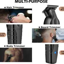 Kemei KM-2299 Professional Hair/Beard Trimmer For Men Zero Gapped Hair Clippers For Barber With T Blade, Cordless Rechargeable,Trimmer Professional Cordless Hair Clipper For Men - 彩色 - 查看 8