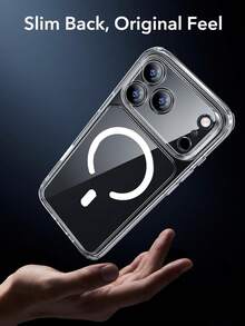 Magsafemagnetic Charging Transparent Phone Case, Compatible With IPhones, Suitable For The Latest Models IPhone17/17 Pro/17 Pro Max/17 Air/16 E/15/14/13 Pro Max/12/11, Transparent Soft TPU Ultra-Thin Protective Case. - Clear - View 8