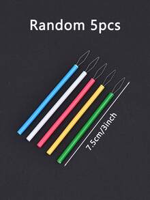 1~3件串珠制作工具，包括串珠打结装置（用于固定端点）、水晶弹力线、穿针器，适用于制作各种DIY首饰（主要是项链、手链、脚链等）