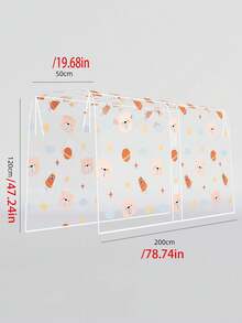 1 szt. Artefakt do suszenia ubrań na zewnątrz - domowy balkon, suszenie ubrań z ptasimi odchodami i deszczówką, wodoodporna pościel z odchodami zwierząt - wytrzymały materiał EVA - pokrowiec, pyłoszczelny pokrowiec na wieszak - 200*120*50cm - Zobacz 8