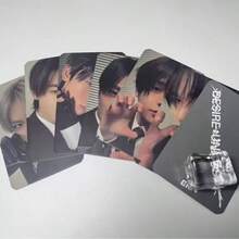 7-Piece Set Of K-Pop Group DESIRE Photo Cards - Official Collectible Trading Card Game, Featuring Glossy Double-Sided Cards With Member Photos And Action Poses | Fan Birthday Gift, Room Decor, Idol Merch | K-Pop Collectibles | Includes All 7 Members | Cardstock Material | Ideal For Display And Trading - 7EN - View 1