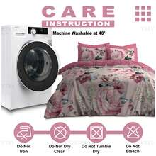 VELVETIO Goldie Printed Duvet Set Reversible Bedding Soft And Smooth Quilt Cover With Matching Pillowcase - Multicolor - View 6