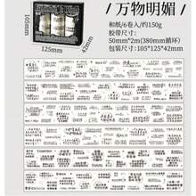 1 片 Brilliant Life 系列盒装胶带，采用 PET 材料制成，主题文字胶带适用于剪贴簿和 DIY 创意项目。 - 彩色 - 查看 5