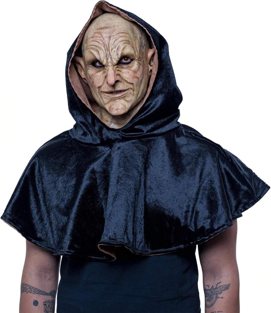 áscara de Duende,áscaras de Goblin del Bosque Leprechaun para Halloween y Fiestas de Disfraces - 1 - Ver 1