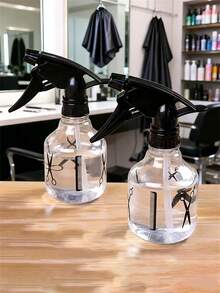 1/2/3/4pcs Multi-Functional Adjustable Spray Bottle, Suitable For Home Disinfection, Haircut Spray, Garden And Plant Watering, Household Cleaning Spray, Indoor And Outdoor Plants And Potted Flowers Watering Spray, Household Essential, Random Product Design - Black and White - View 13