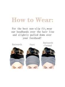 1/2/3/5 Stück Boho-Stil Yoga Sport Elastisches Stirnband, schweißabsorbierend, weiches elastisches Stirnband als Haaraccessoire, Herbst Accessoire für Frauen, Herbst Stirnband, Bandanas für Frauen