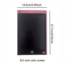 1 pieza/2 piezas/5 piezas Tableta de dibujo a color LCD, Tableta de escritura LCD, Regreso a la escuela Escritura y dibujo Tableta de aprendizaje, Libera la creatividad de los niños, Equipada con lápiz stylus, Pizarra electrónica educativa Montessori, Herramienta de dibujo de pizarra mágica de aprendizaje, Pizarra de dibujo a color borrable, Bloqueo o borrado de un solo toque Tableta de escritura inteligente reutilizable y sin polvo ni tinta