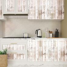 1 Rolle selbstklebende abnehmbare Vinyl für Heimdekoration, Küchenarbeitsplatte und Regalabdeckung, Vintage Wandraumdekoration Verwitterter Holzwandkunsteffekt Wandaufkleber, einfach zu installieren, wasserfest und leicht zu reinigende Tapete zum Abziehen und Aufkleben, ästhetische Raumdekoration