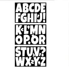 Handgeschriebene Buchstaben Aufkleber (3er Pack Set) DIY Aufkleber mit 7,6 cm Schriftgröße wiederverwendbar, geeignet zum Erstellen von Wörtern, Slogans und verschiedenen DIY-Bedürfnissen, ideal für Einschulung, Geburtstagsfeiern, Schlafzimmer-Dekoration, Büro-Dekoration und Feste