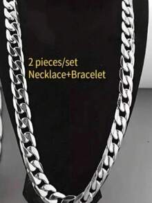 1 Set Of 3 Pcs Fashionable Chain Necklaces, Suitable For Women's Daily Decoration