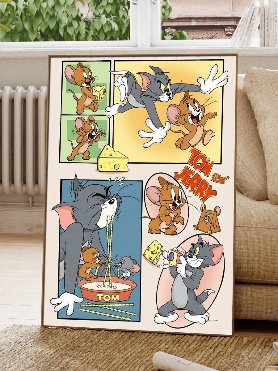 WB 1pc Unframed, Canvas Poster Modern Canvas Poster Decoration Poster Modern Room Decor, Home Decor, Bedroom Decor, Interior Decor, Wall Decor Unique Gift Idea Ready To Hang