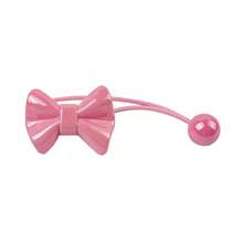 5pcs/1pc Solid Color Big Bow Hair Scrunchies, High Elastic Hair Ties, Candy Color Round Ball Hair Accessories, Double-Ended Rope Colorful Ponytail Holders, Damage-Free Hair Bands With Strong Grip, Suitable For Daily Use ,Makeup ,Hair Elastics ,Hair Rubber Bands ,Hair Rope Head Accessories - Multicolor - View 7