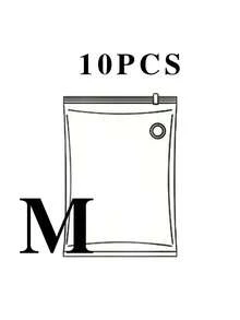 1/10 piezas Bolsas de compresión al vacío, Bolsas de almacenamiento al vacío, Bolsas con cremallera al vacío, Bolsas de equipaje de ahorro de espacio, Sacos de compresión de viaje, Organizadores de prendas plegables, Bolsas de almacenamiento de armario para ropa, ropa de cama, ropa de invierno - 75% de ahorro de espacio, a prueba de humedad, resistente a insectos